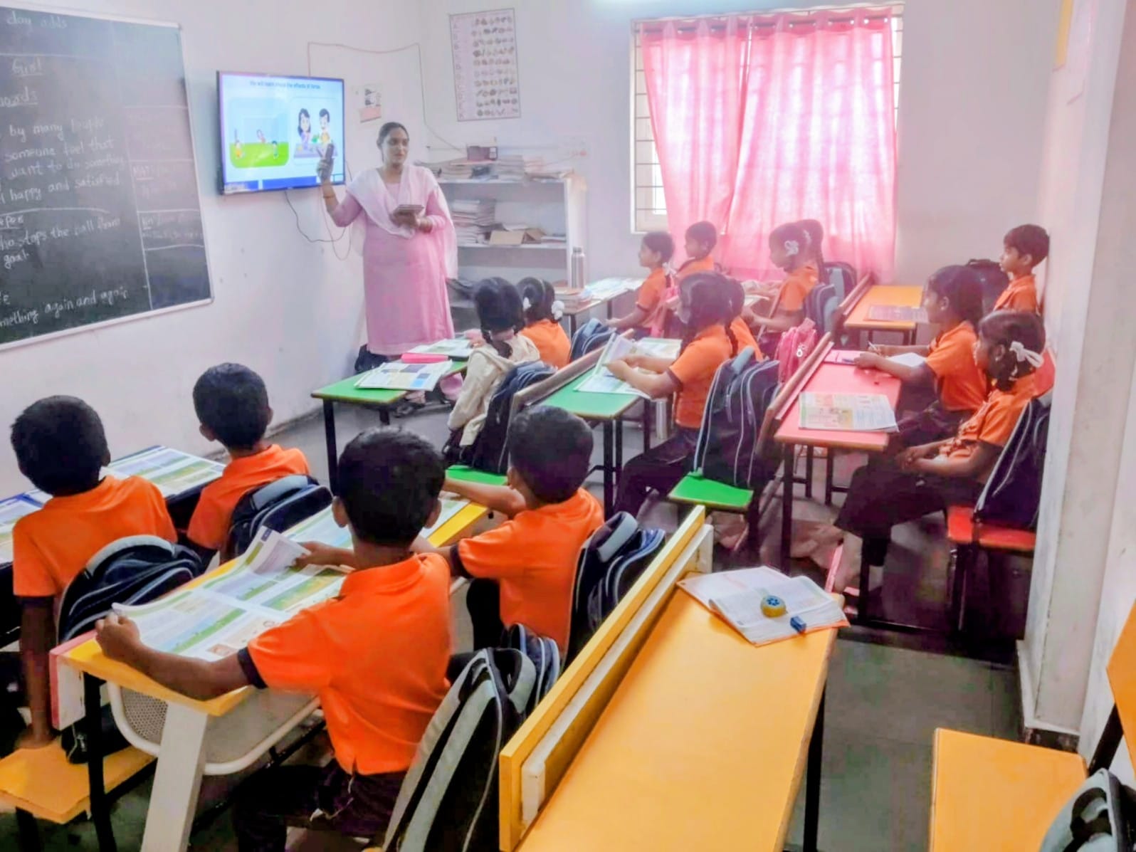Students in classroom